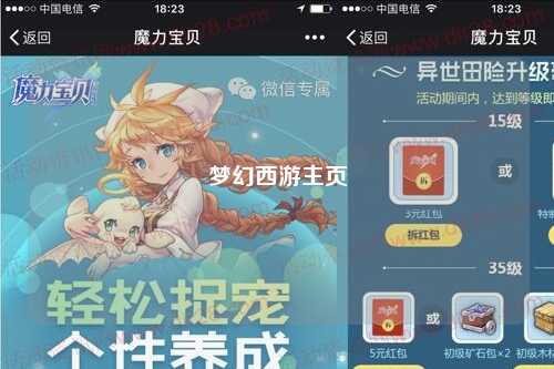 夢幻西游主頁